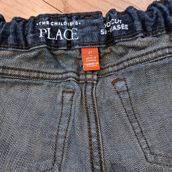 2T Boys jeans, blue denim, adjustable waist, New condition - Picture 4 of 5